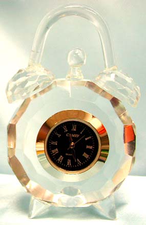 Oriental style design crystal made of stand on fashion clock. Perfectly match up with every style interior design! 